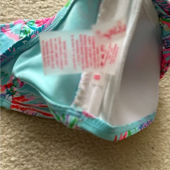 Tropical Print Bikini Set Lilly Pulitzer size 8 - Picture 3 of 3